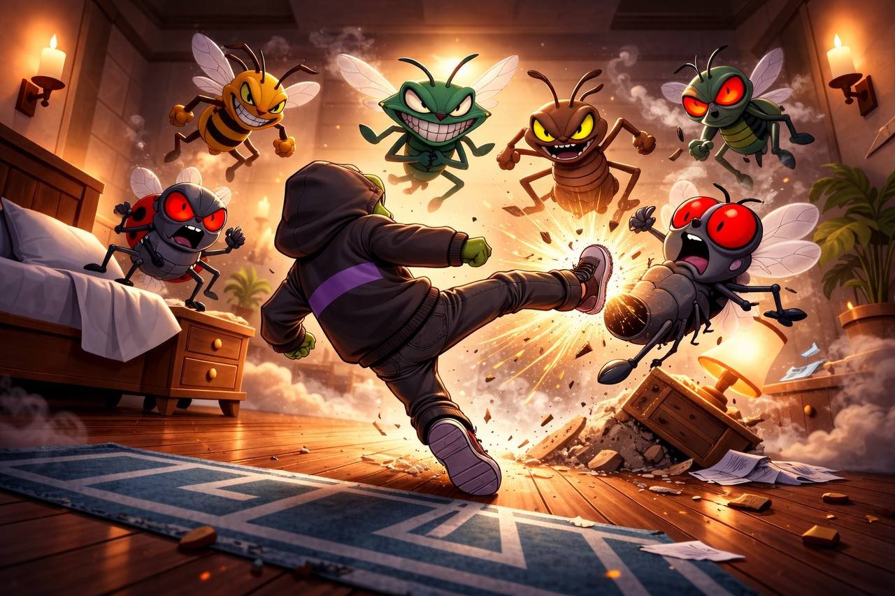 Bugs Destroyer action